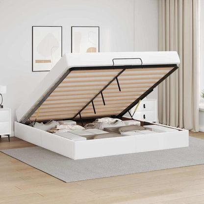 Struttura letto con materasso Bianco Puro 160 x 200 cm