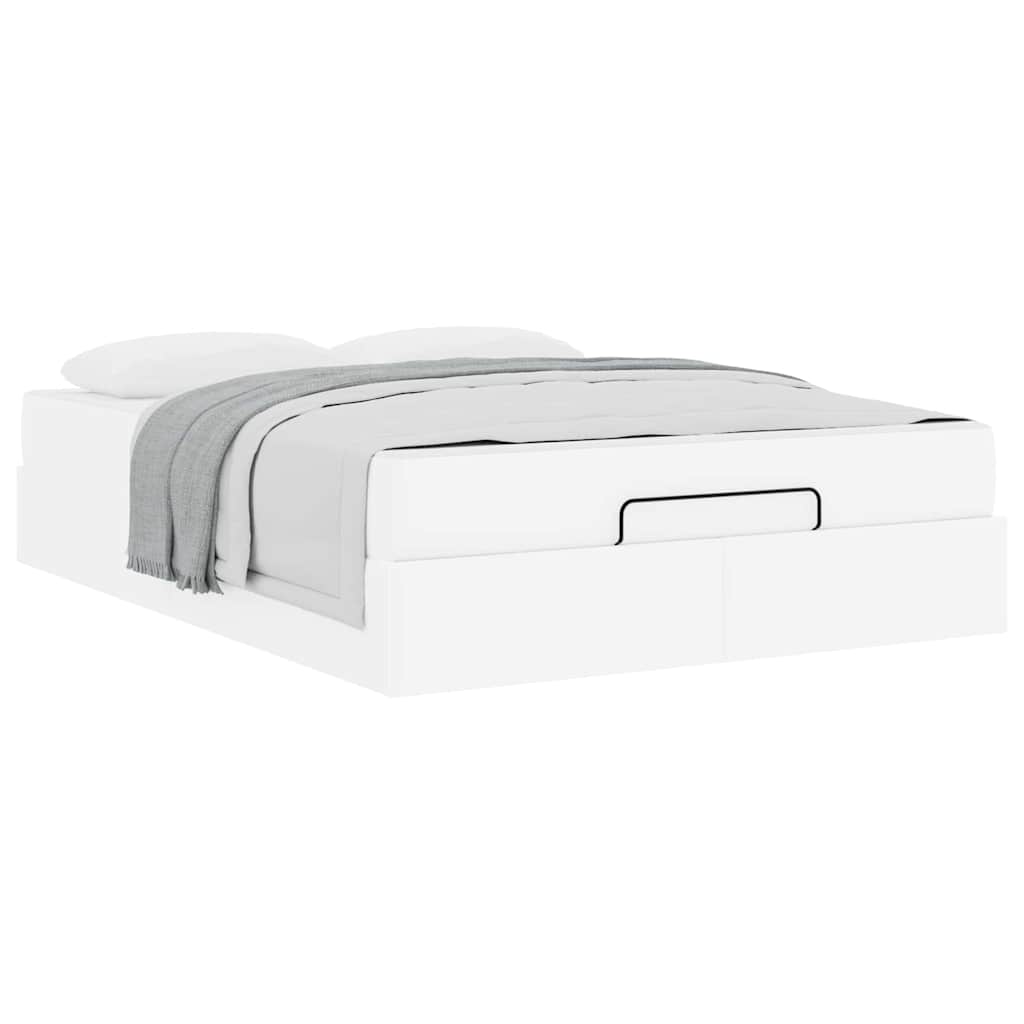 Struttura letto con materasso Bianco Puro 160 x 200 cm