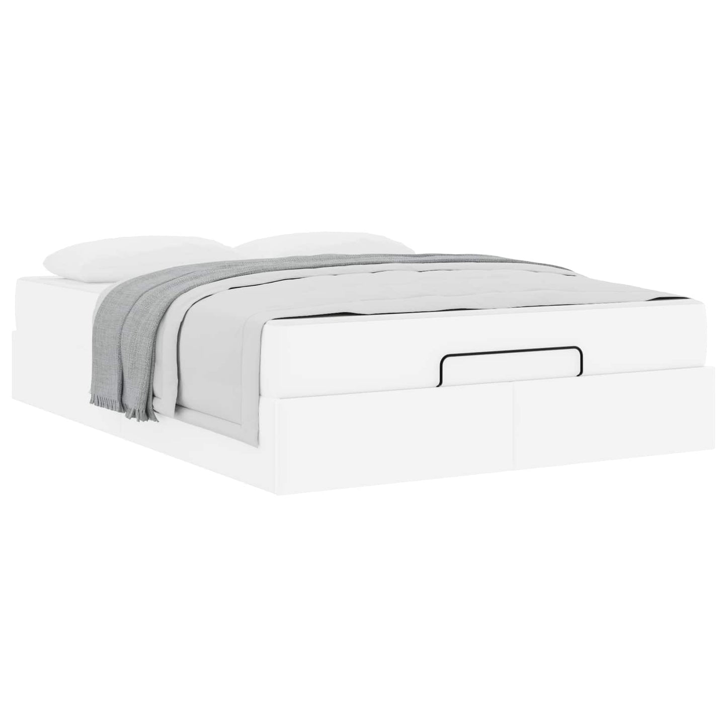 Struttura letto con materasso Altro 2 pcs Bianco PVC | homemem39