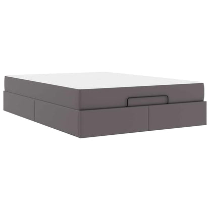 Struttura letto con materasso con materasso Grigio 160 x 200 cm