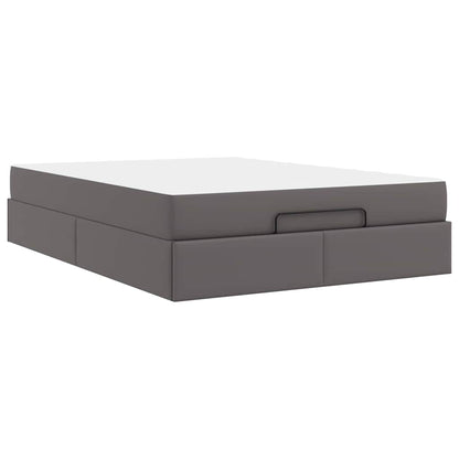 Struttura letto con materasso con materasso Grigio 160 x 200 cm