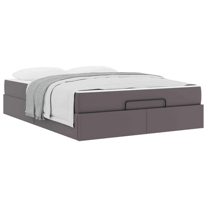 Struttura letto con materasso con materasso Grigio 160 x 200 cm