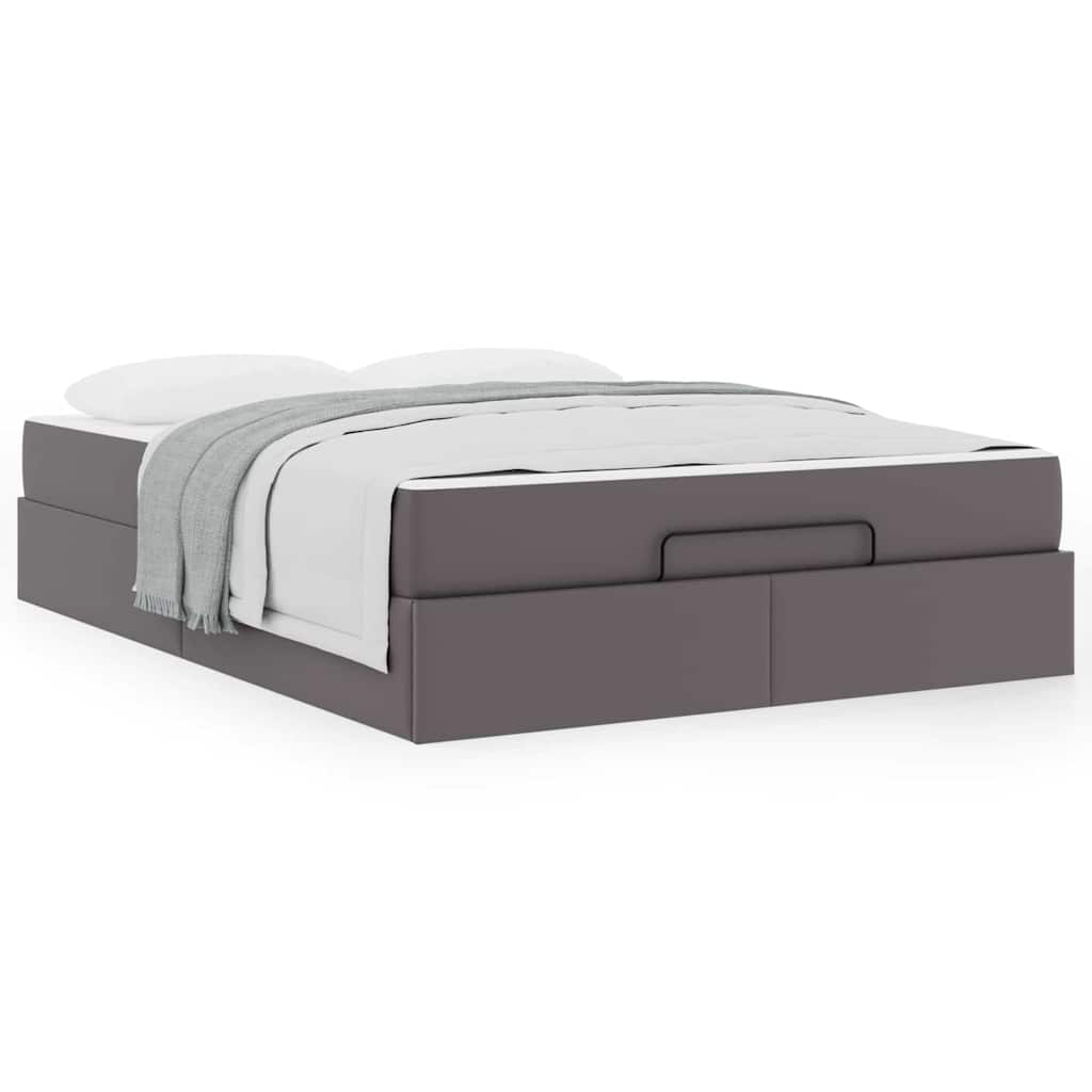 Struttura letto con materasso con materasso Grigio 160 x 200 cm