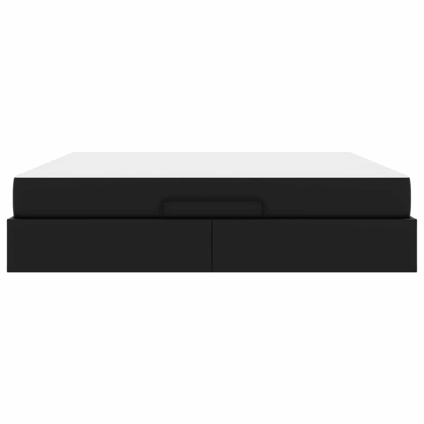 Struttura letto con materasso Altro 2 pcs Nero PVC | homemem39