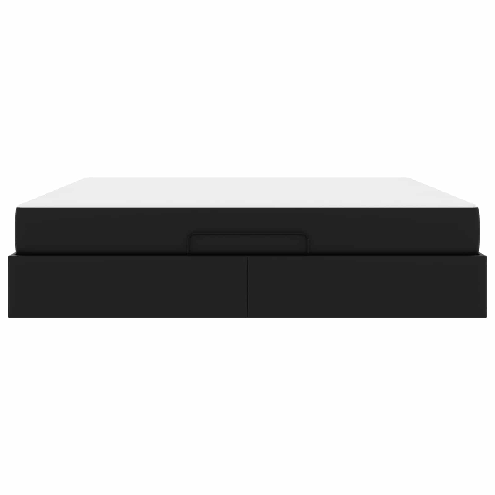 Struttura letto con materasso Altro 2 pcs Nero PVC | homemem39