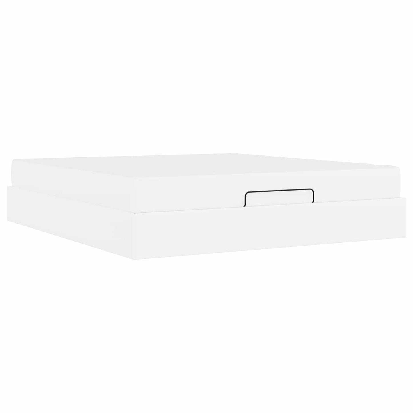 Struttura letto con materasso Altro 2 pcs Bianco PVC | homemem39