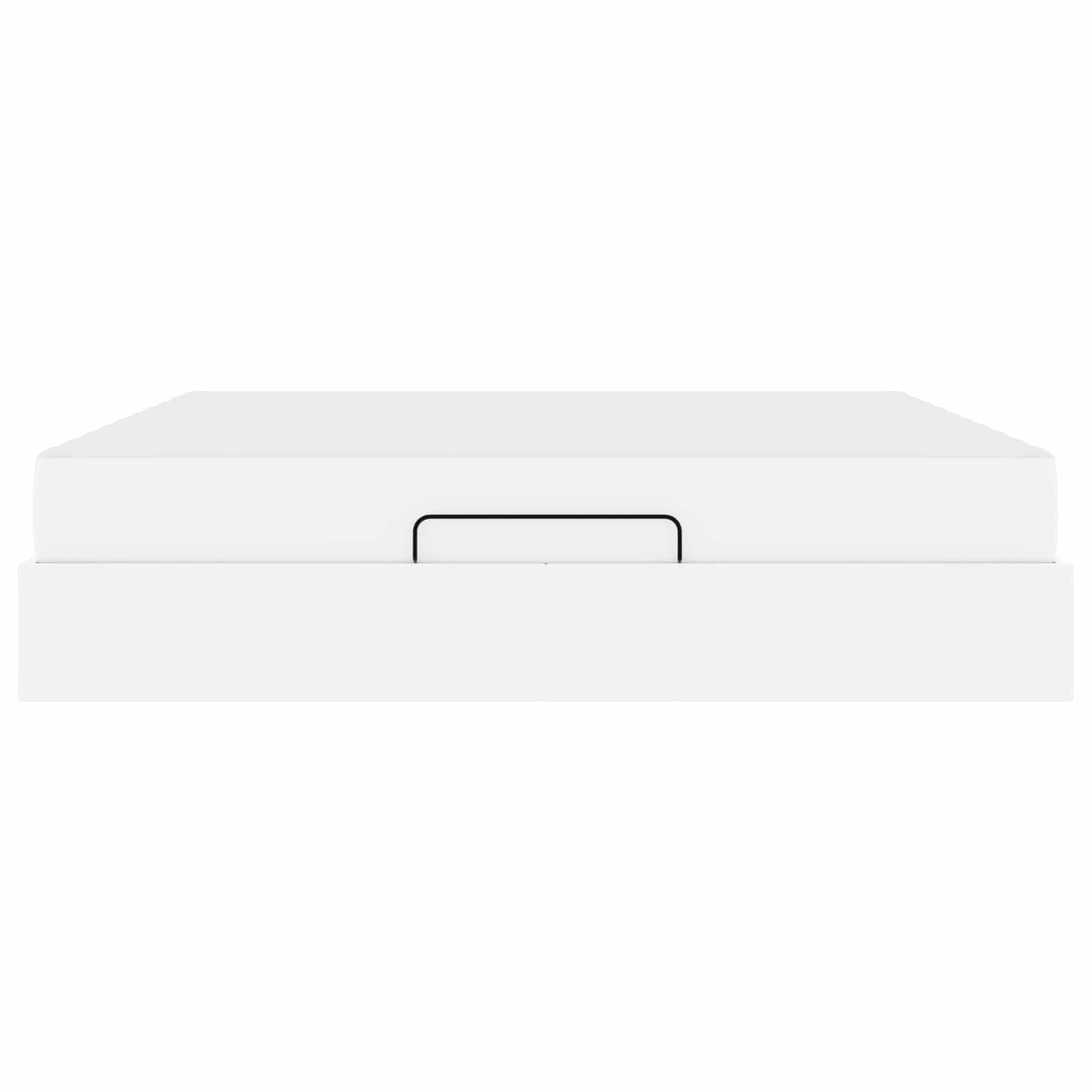 Struttura letto con materasso Altro 2 pcs Bianco PVC | homemem39