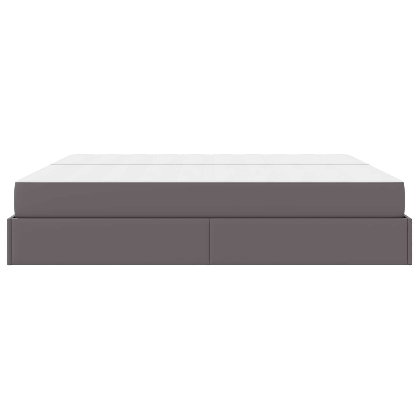 Struttura letto con materasso con materasso 2 pcs Grigio PVC | homemem39
