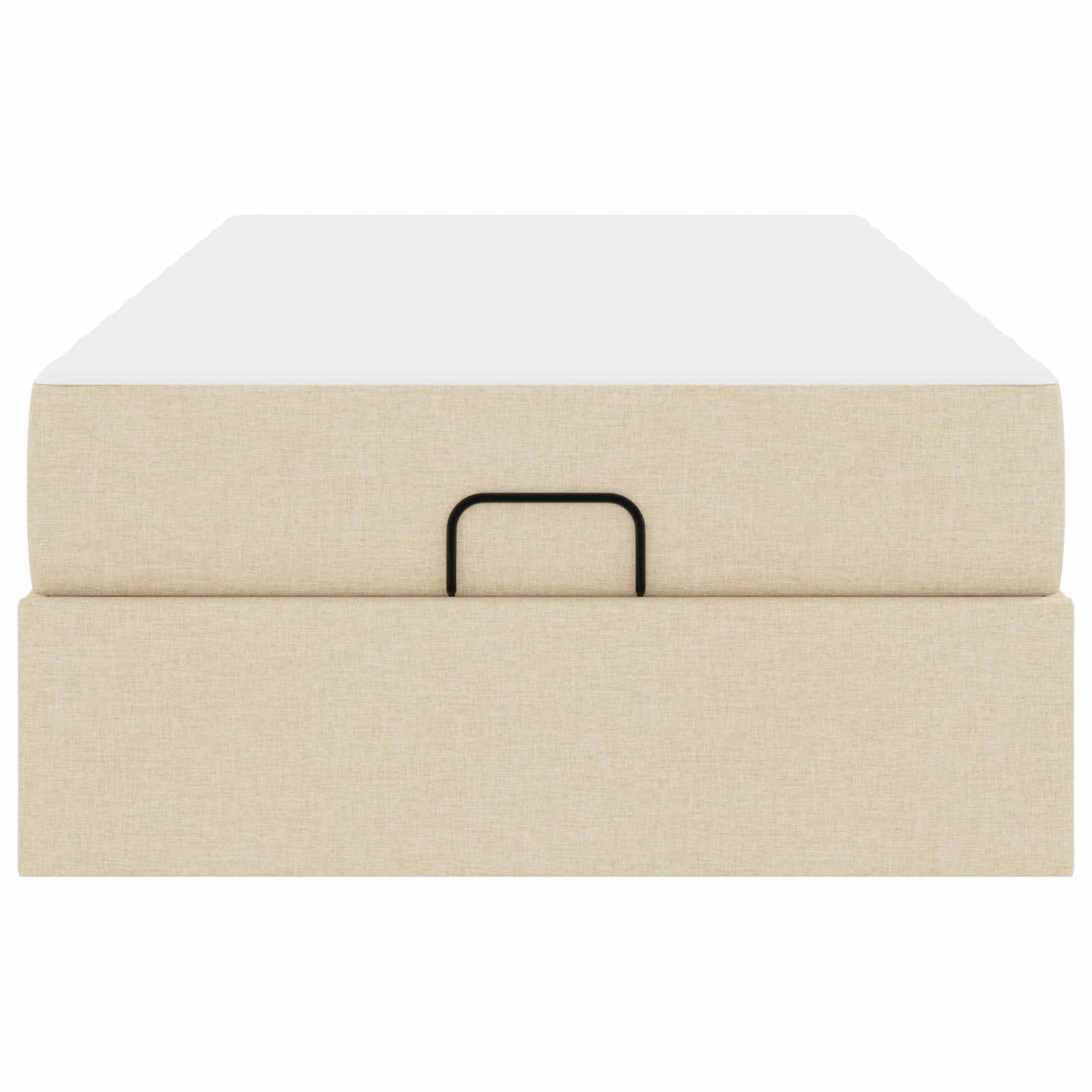 Struttura letto con materasso 2 pcs Crema Tessuto | homemem39
