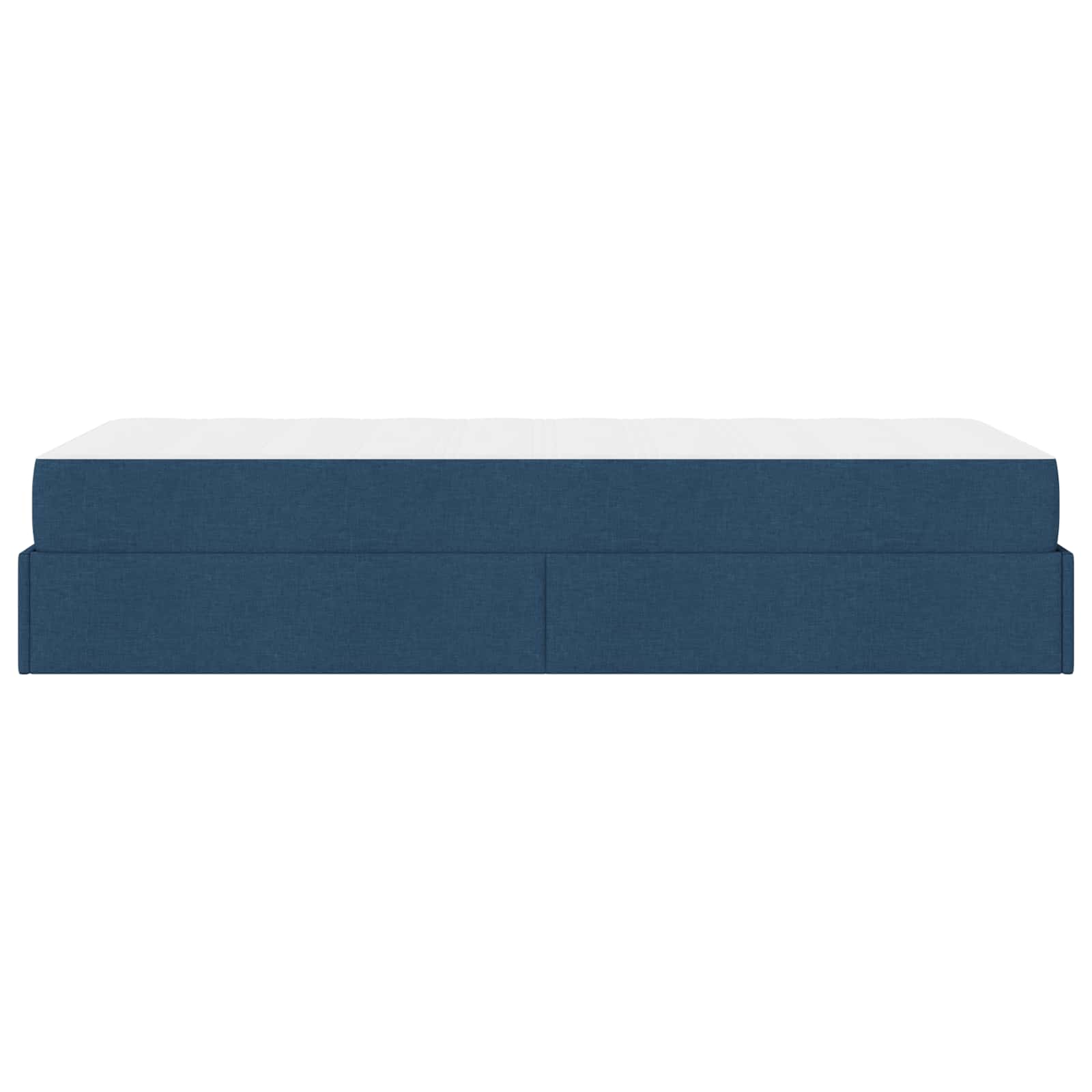 Struttura letto con materasso 2 pcs Blu Tessuto | homemem39