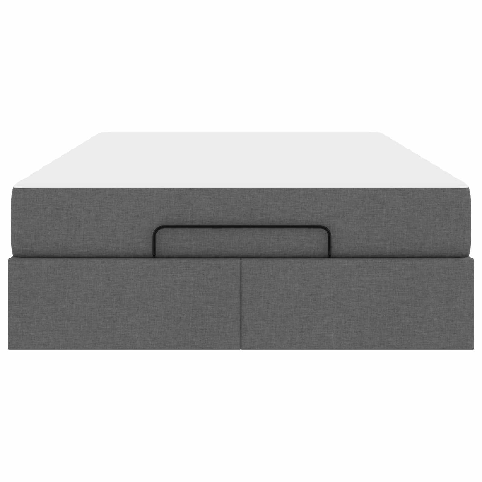 Struttura letto con materasso 2 pcs Grigio Sfumato Tessuto | homemem39