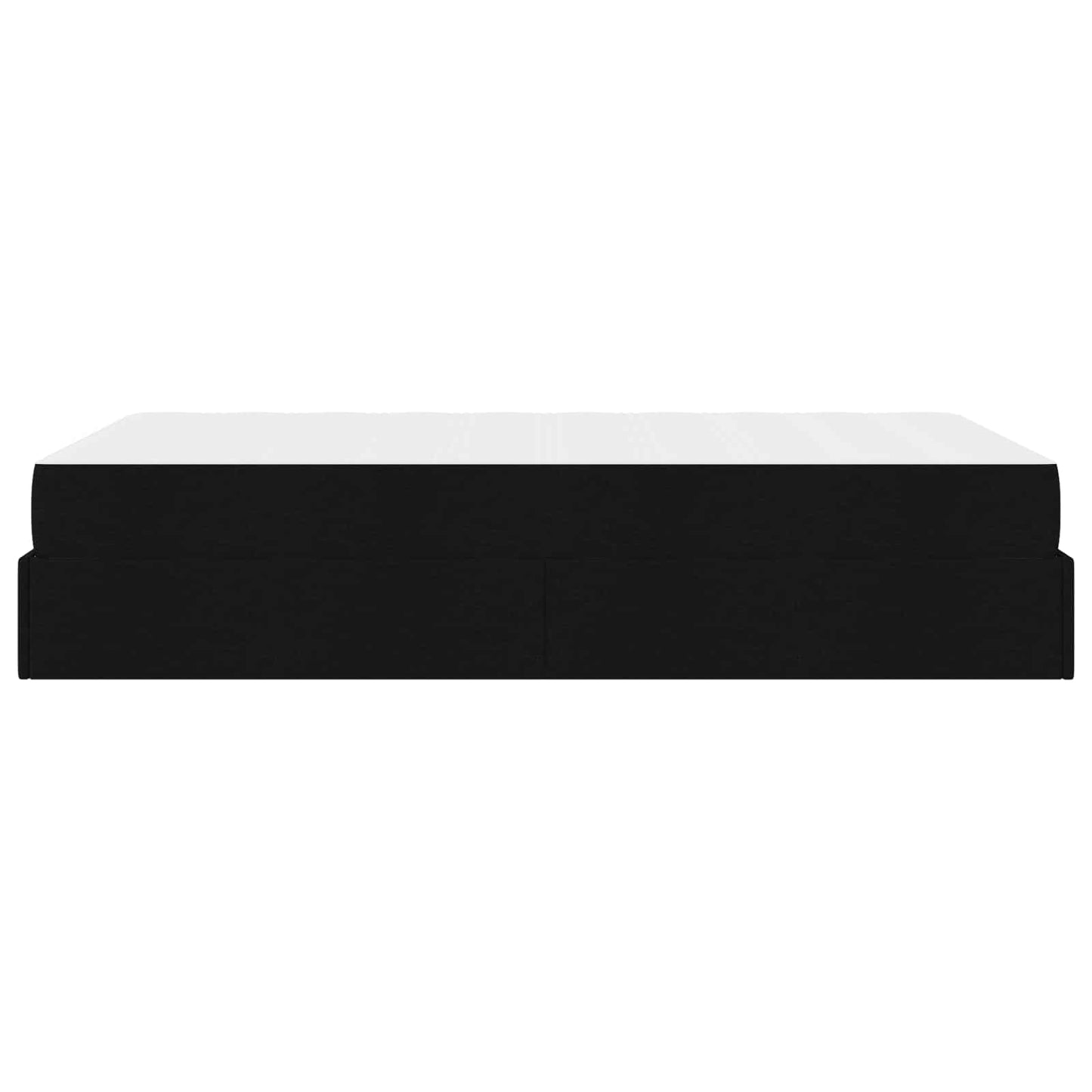 Struttura letto con materasso 2 pcs Nero Tessuto | homemem39