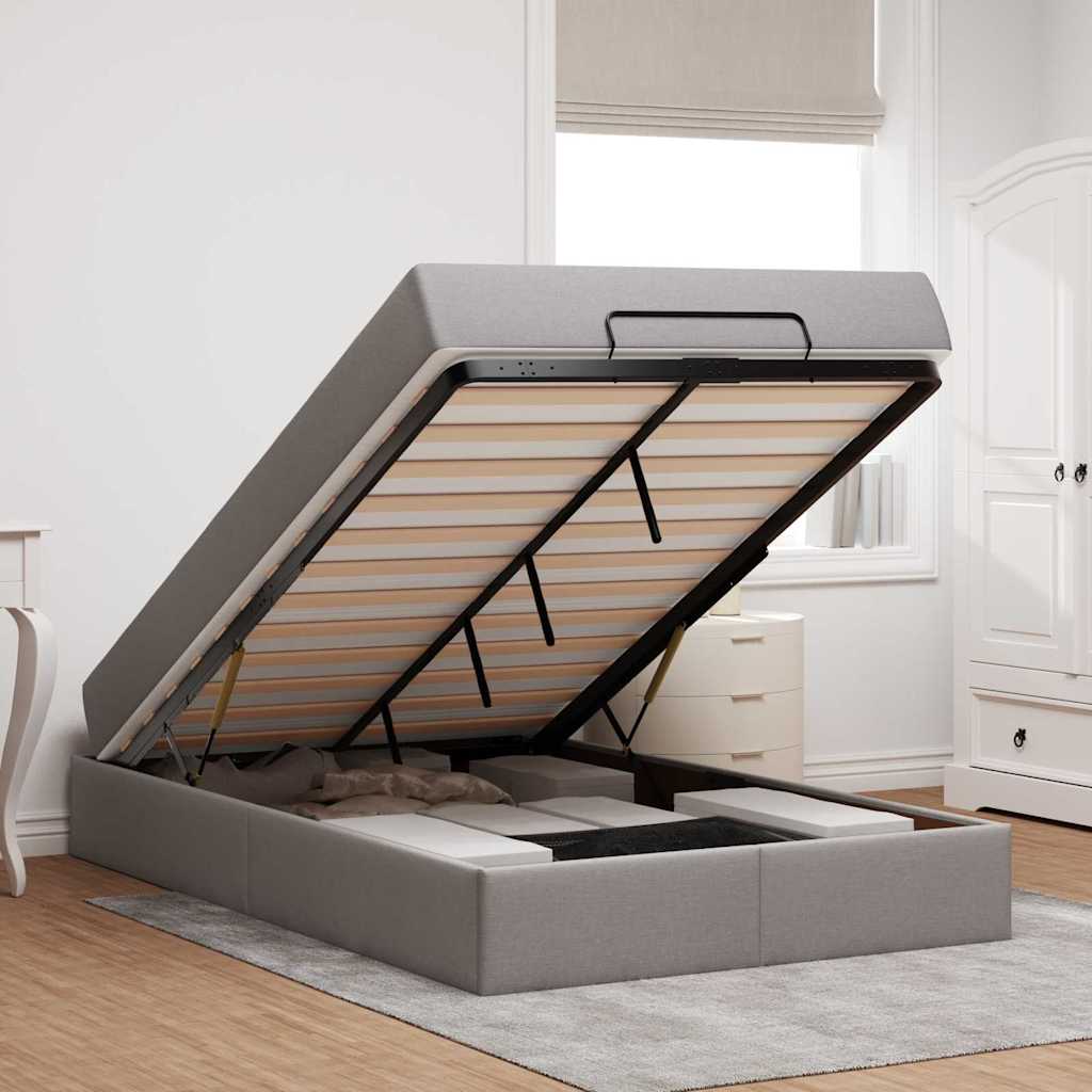 Struttura del letto con materasso Talpa 120 x 200 cm Tessuto