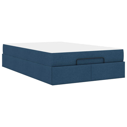 Struttura letto con materasso 2 pcs Blu Tessuto | homemem39