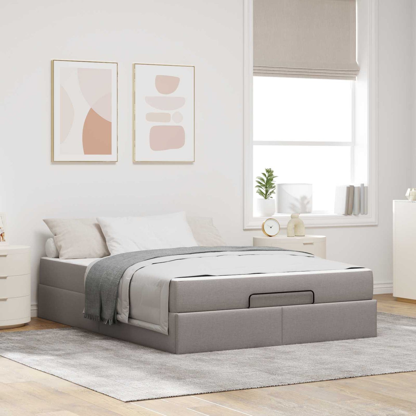 Struttura letto con materasso 2 pcs Talpa Tessuto