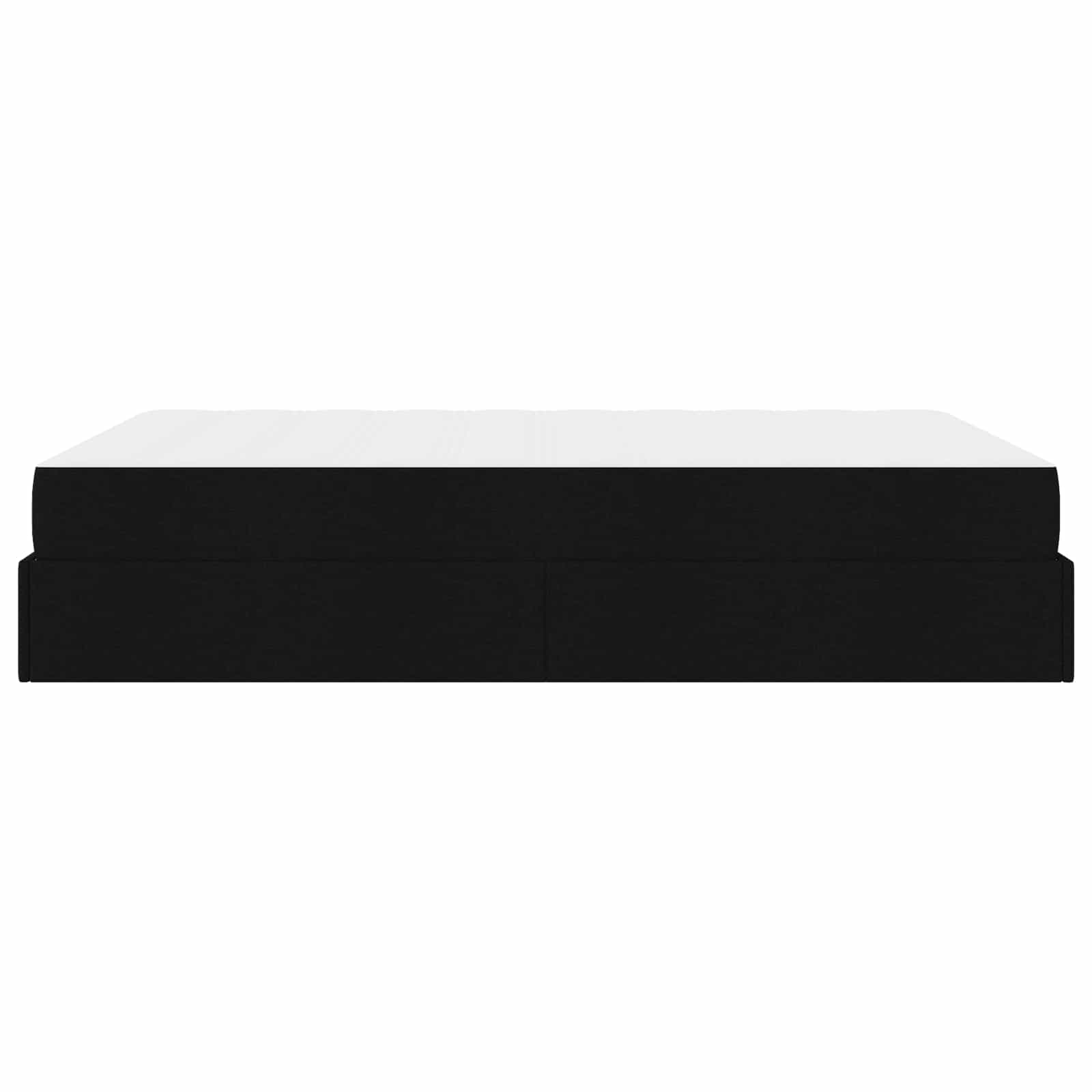 Struttura letto con materasso 2 pcs Nero Tessuto | homemem39