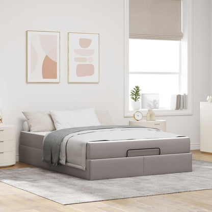 Struttura letto con materasso 2 pz Talpa Tessuto | homemem39