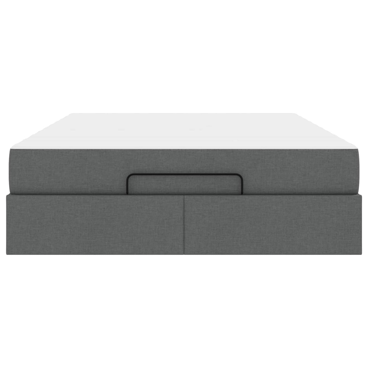 Struttura letto con materasso 2 pcs Grigio Sfumato Tessuto | homemem39