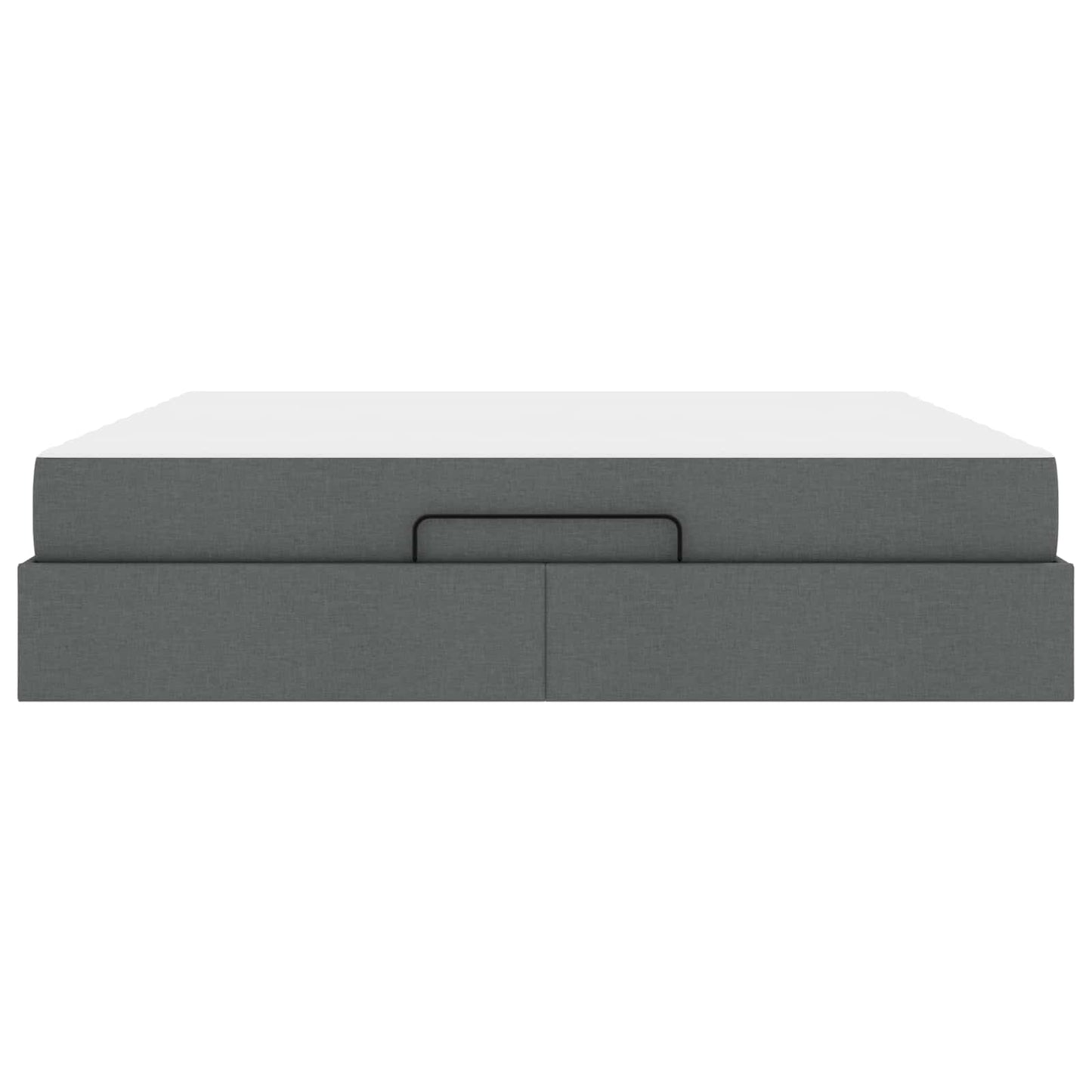 Struttura letto con materasso 2 pcs Grigio Sfumato Tessuto