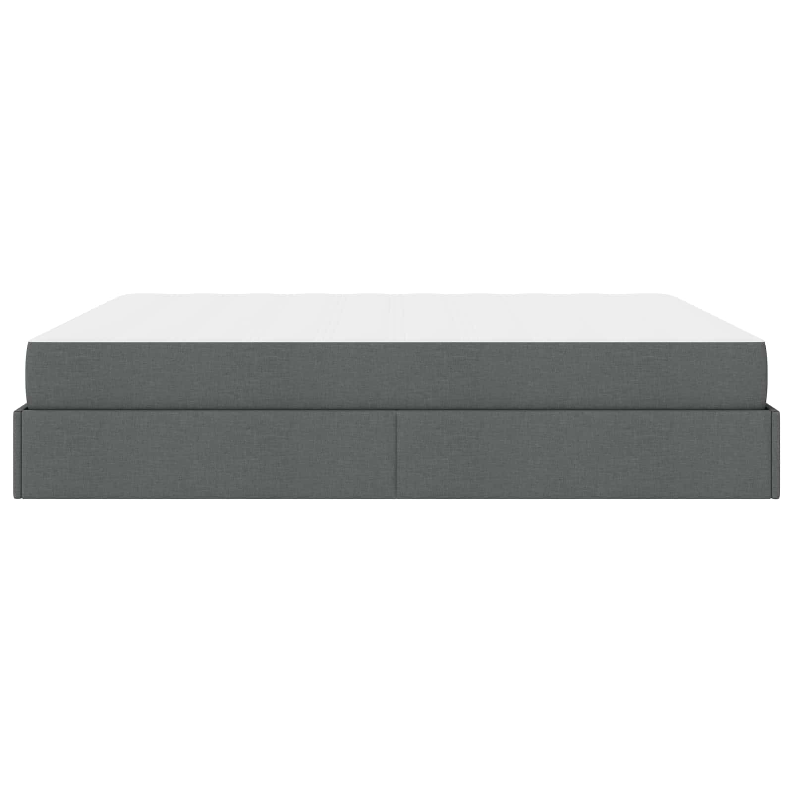 Struttura letto con materasso 2 pcs Grigio Sfumato Tessuto | homemem39