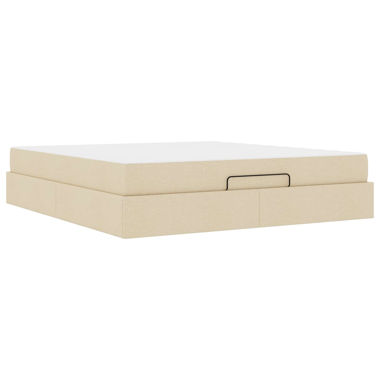 Struttura letto con materasso 2 pcs Crema Tessuto | homemem39