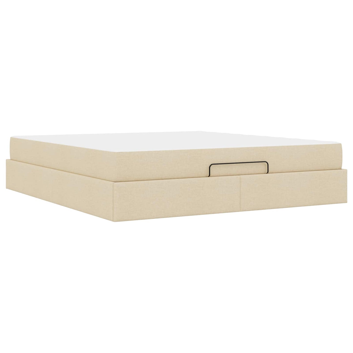 Struttura letto con materasso 2 pcs Crema Tessuto | homemem39