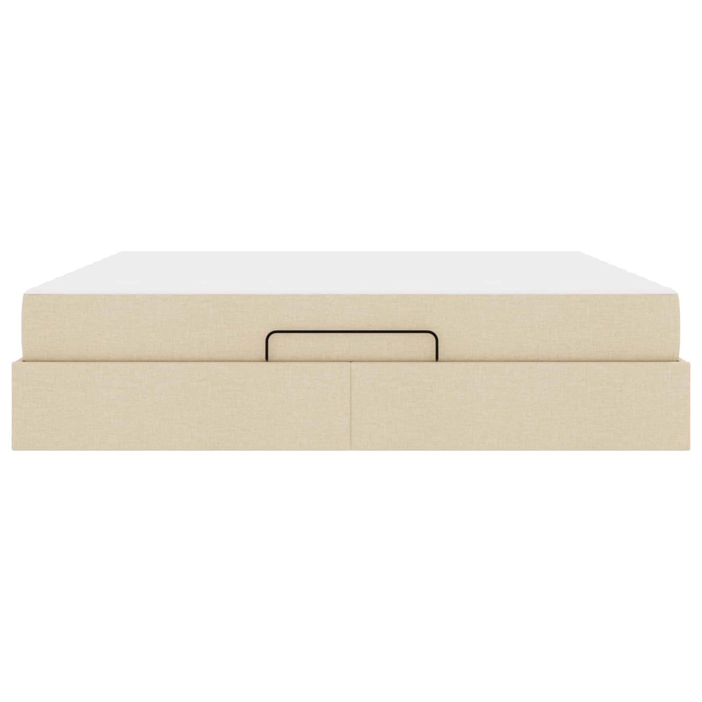 Struttura letto con materasso 2 pcs Crema Tessuto | homemem39