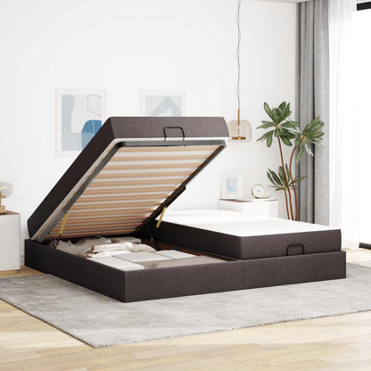 Struttura letto con materasso 2 pz Tanno Tessuto | homemem39