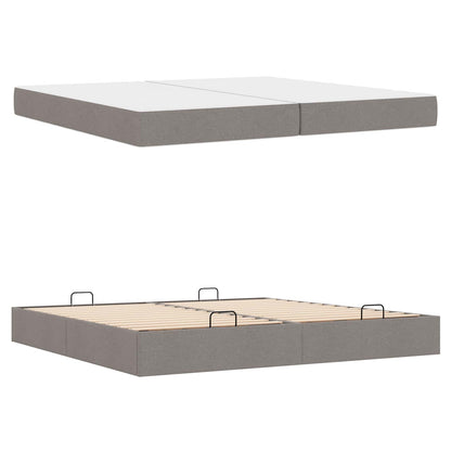 Struttura letto con materasso 2 pz Talpa Tessuto | homemem39