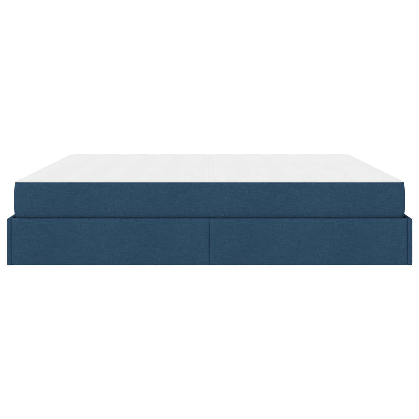 Struttura letto con materasso con materasso 2 pcs Blu Tessuto