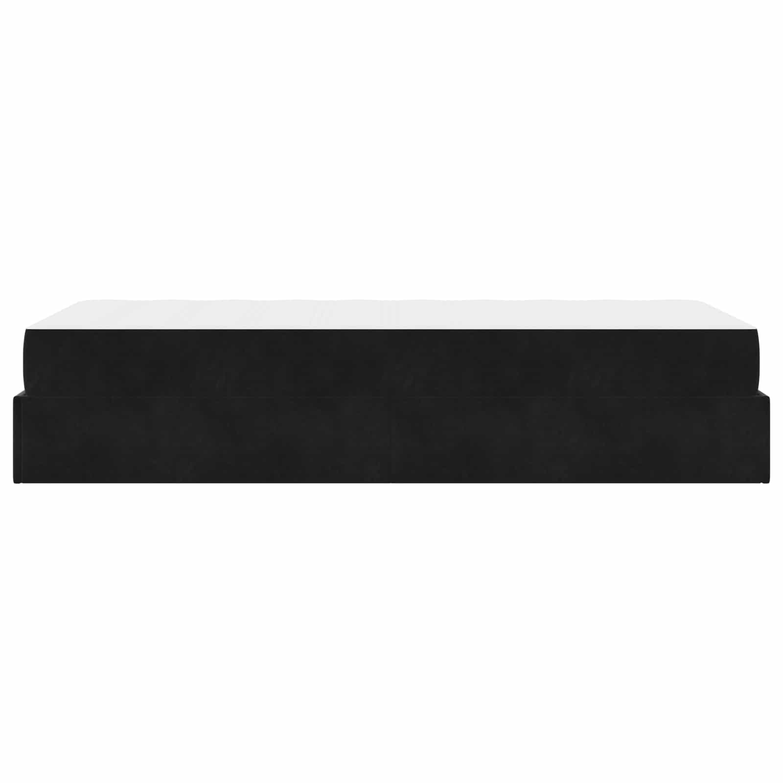 Struttura letto con materasso 2 pcs Nero Velluto | homemem39