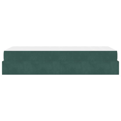 Struttura letto con materasso 2 pcs Verde Velluto | homemem39