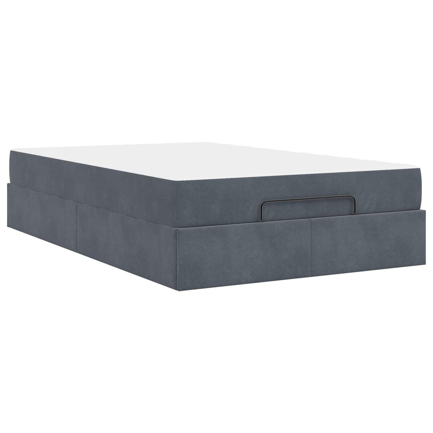 Struttura letto con materasso 2 pcs Grigio Sfumato Velluto
