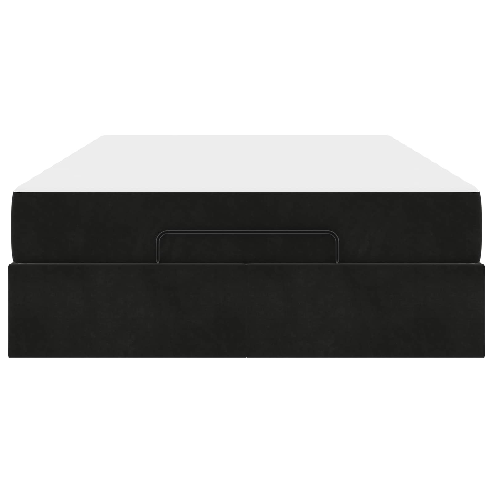 Struttura letto con materasso 2 pcs Nero Velluto | homemem39