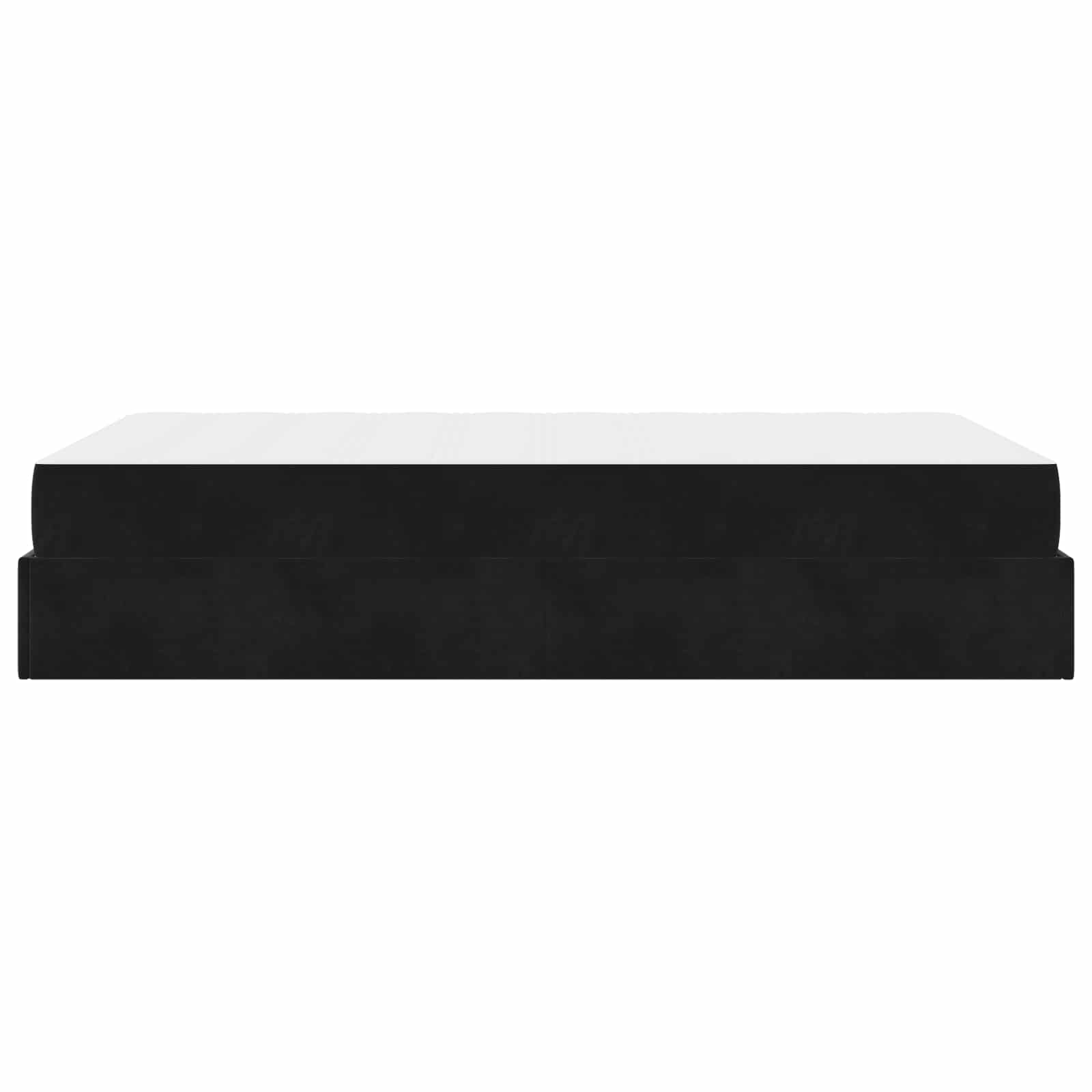 Struttura letto con materasso 2 pcs Nero Velluto | homemem39