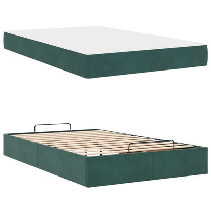 Struttura letto con materasso 2 pcs Verde Velluto | homemem39