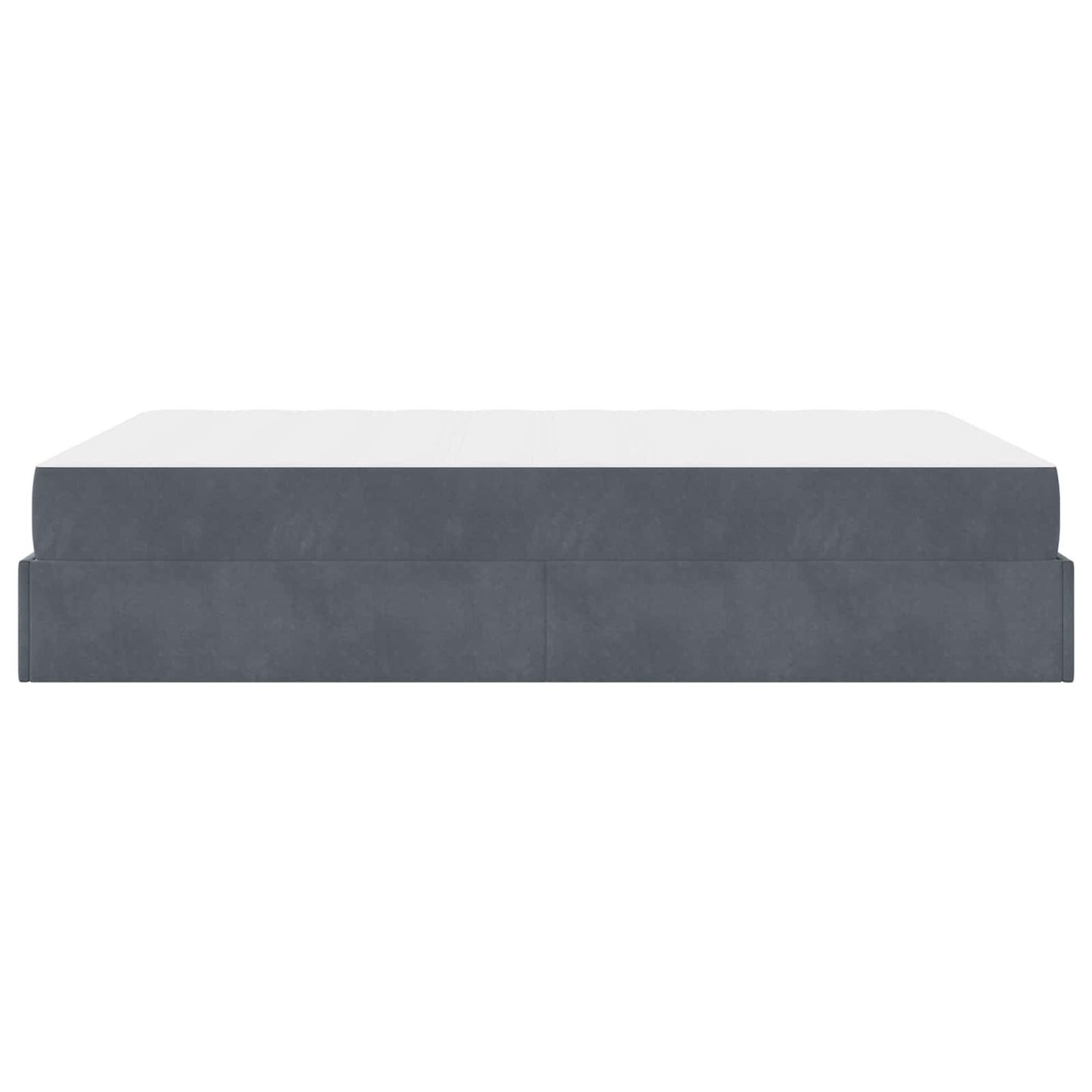 Struttura letto con materasso 2 pcs Grigio Sfumato Velluto