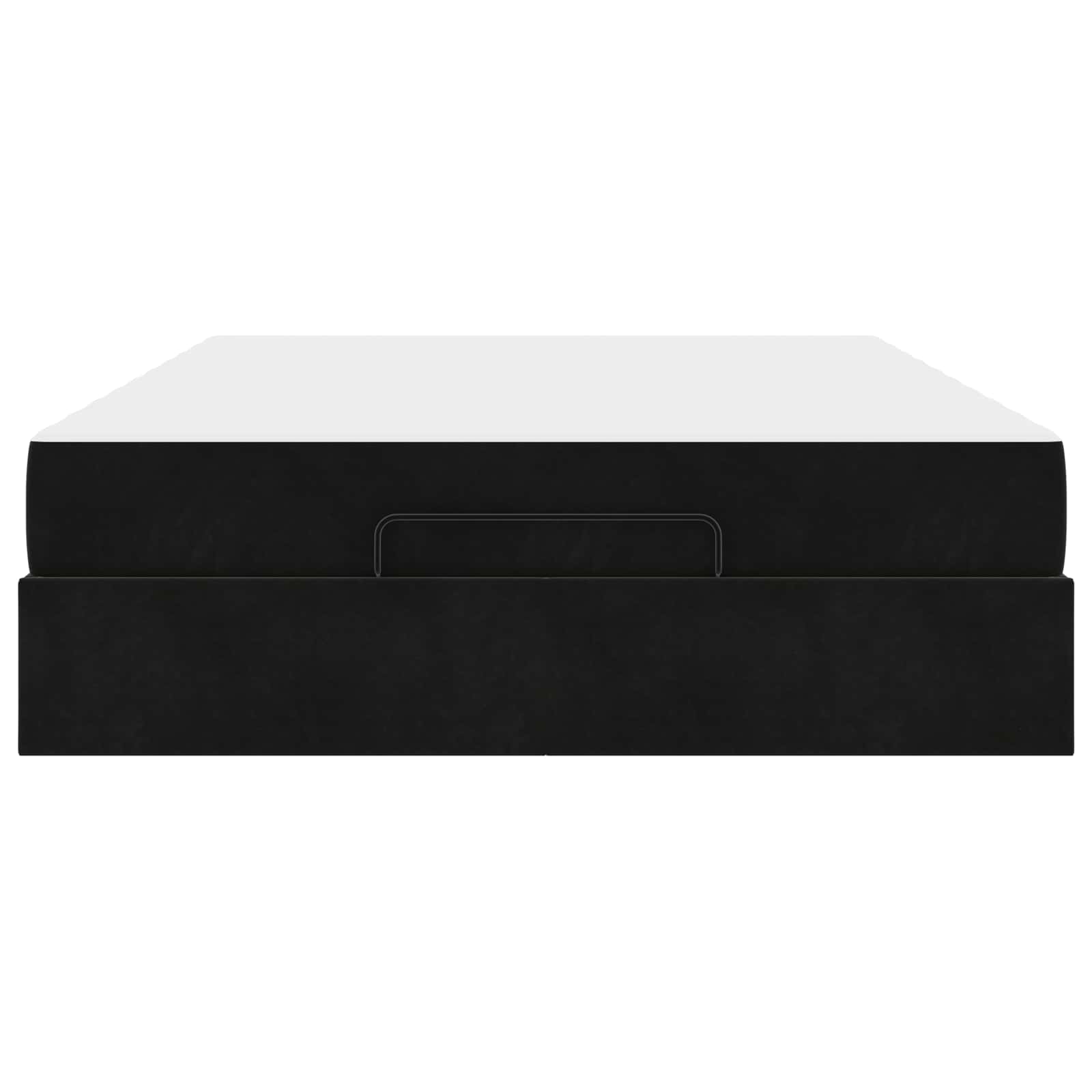 Struttura letto con materasso 2 pcs Nero Velluto | homemem39