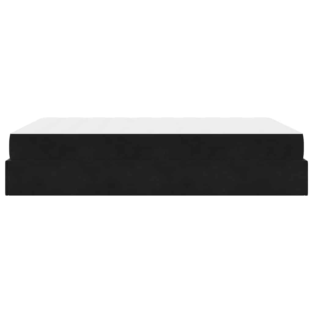 Struttura del letto Nero 160 x 200 cm Velluto - homemem39