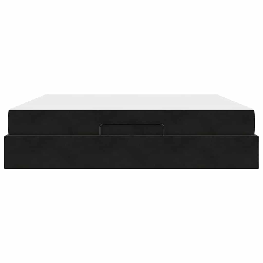 Struttura del letto Nero 180 x 200 cm Velluto - homemem39