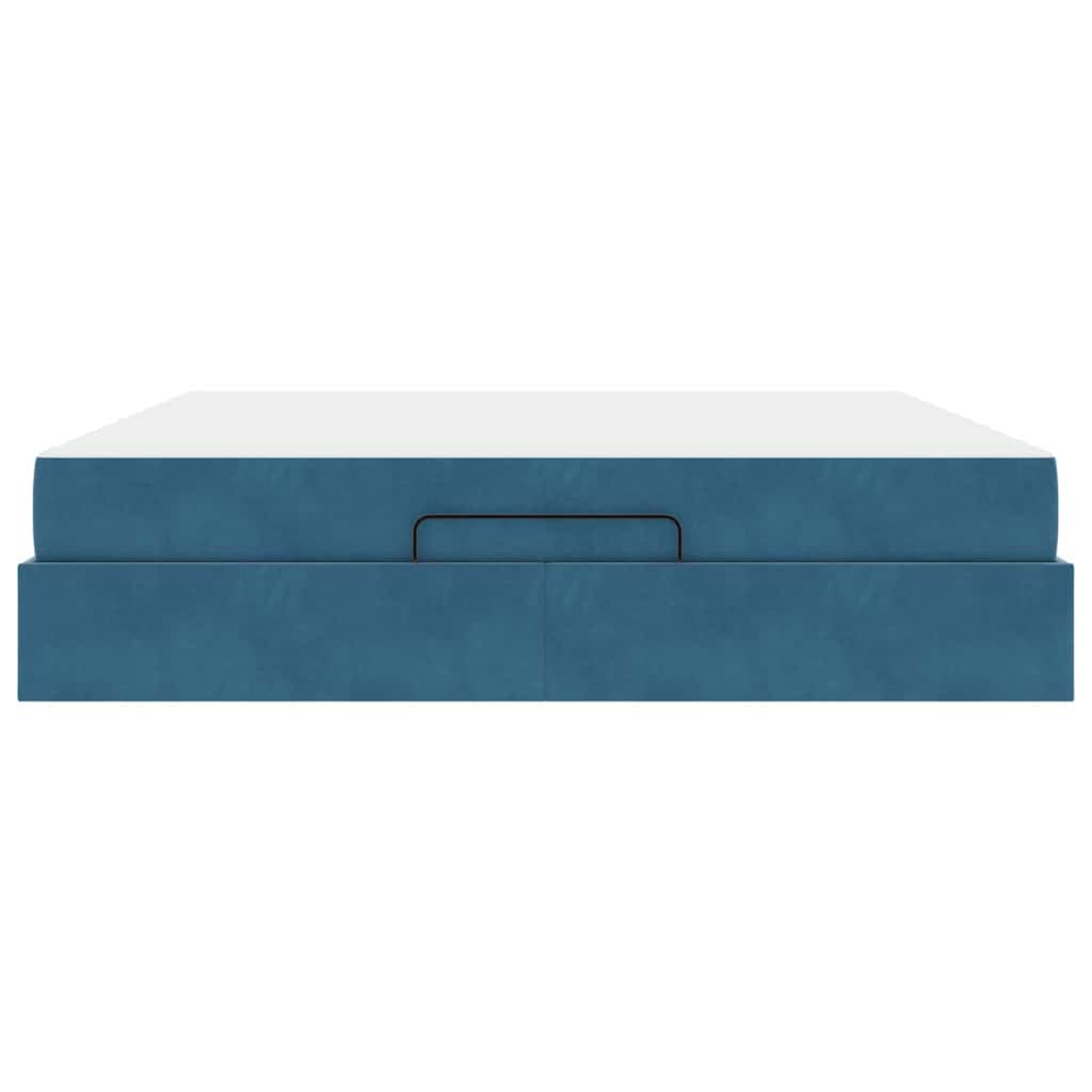 Struttura del letto Blu 180 x 200 cm Velluto - homemem39
