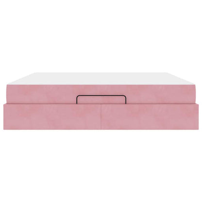 Struttura letto con materasso 2 pcs Rosa Velluto | homemem39