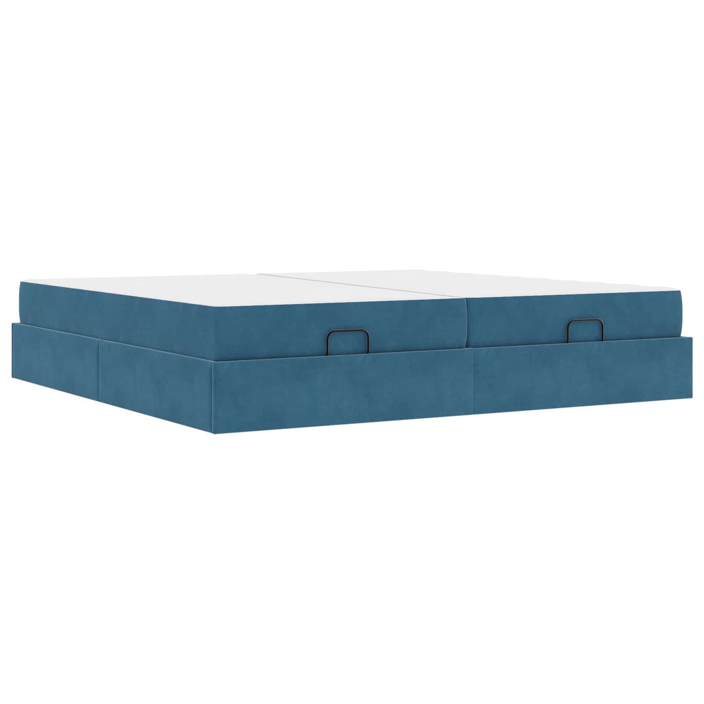 Struttura letto con materasso con materasso 2 pcs Blu Velluto | homemem39