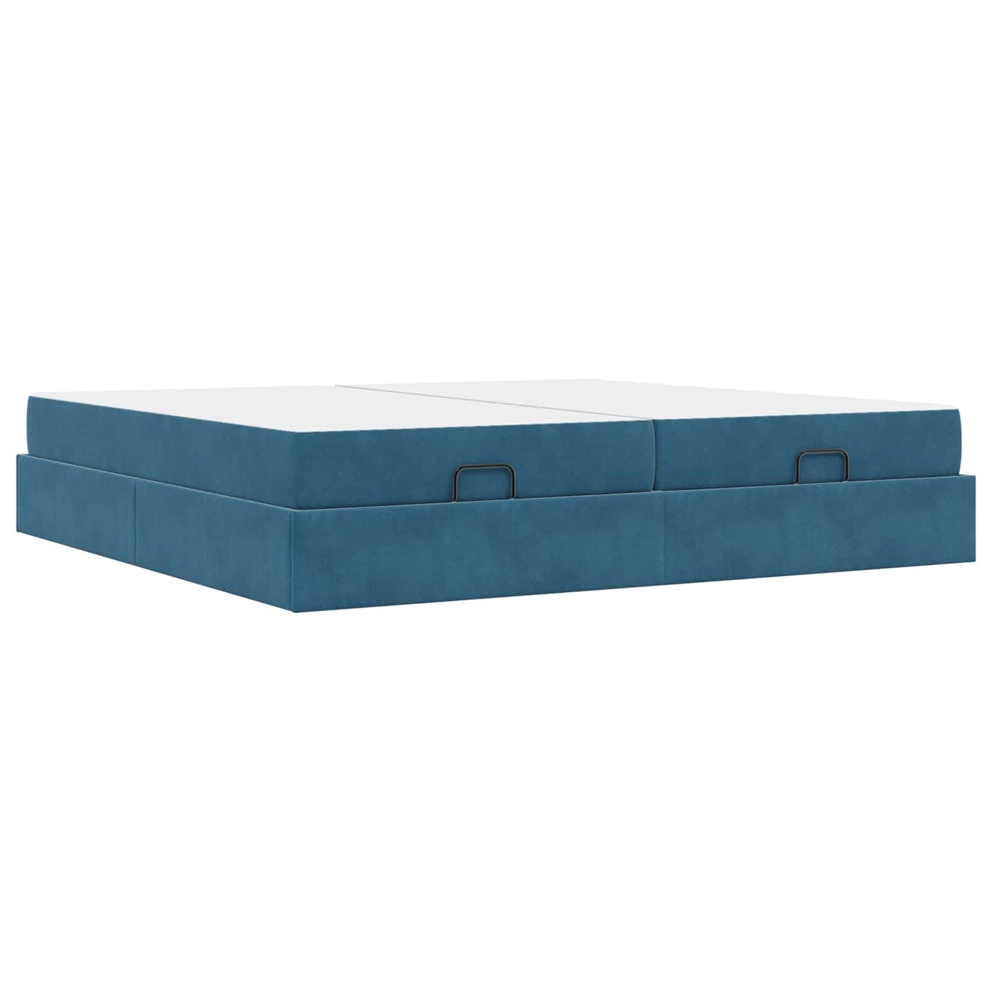 Struttura letto con materasso con materasso 2 pcs Blu Velluto | homemem39