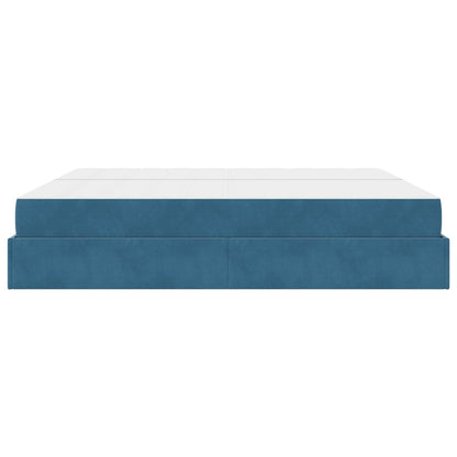 Struttura letto con materasso con materasso 2 pcs Blu Velluto | homemem39