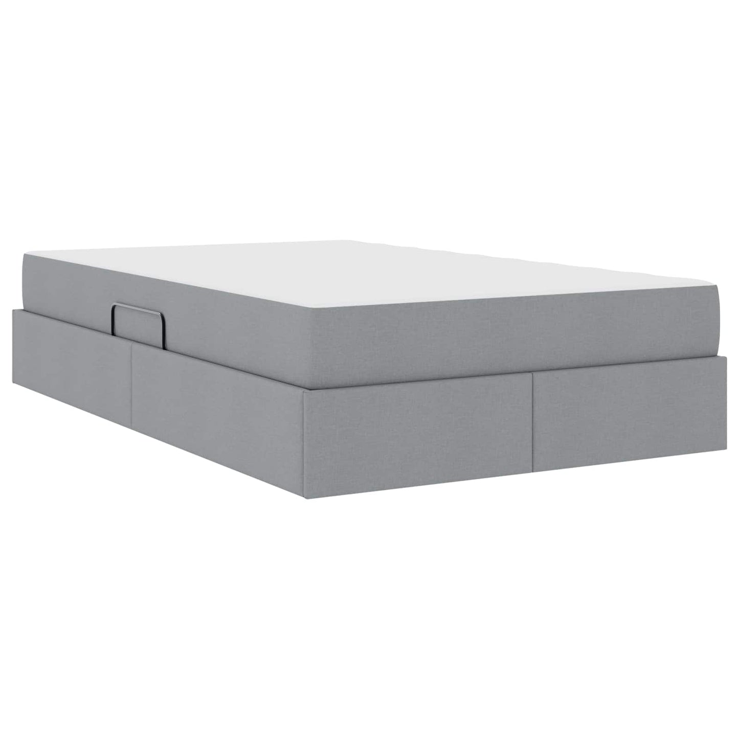 Letto con contenitore e materasso Grigio chiaro 120 x 190 cm | homemem39
