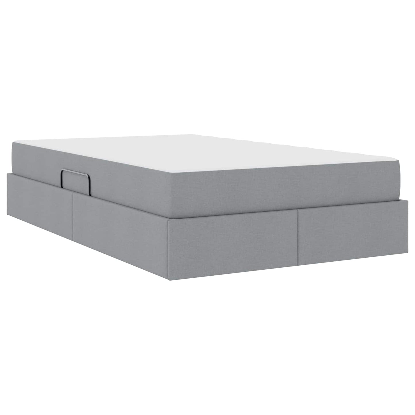 Letto con contenitore e materasso Grigio chiaro 120 x 190 cm | homemem39