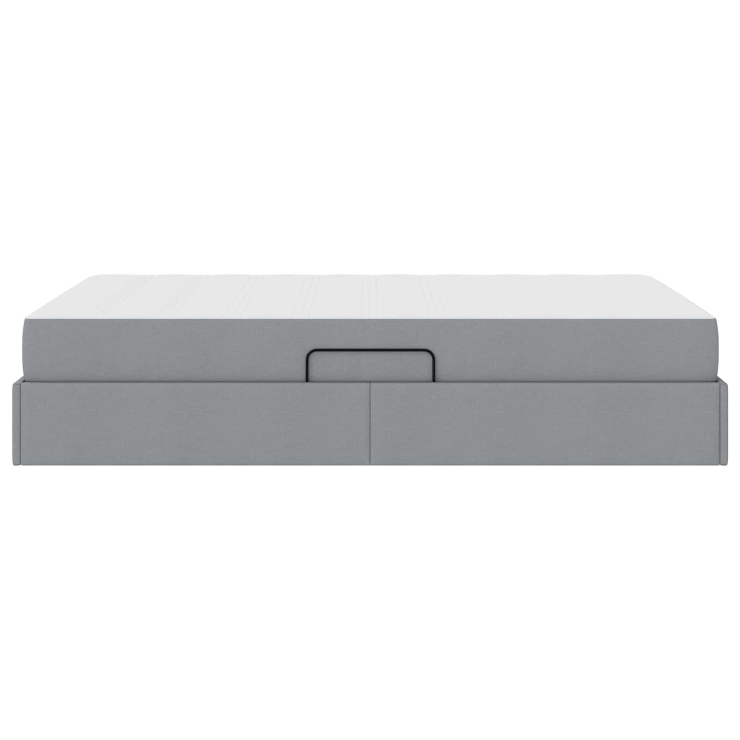 Letto con contenitore e materasso Grigio chiaro 120 x 190 cm | homemem39