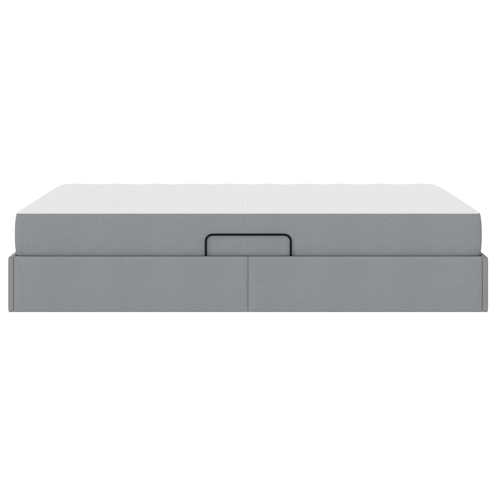 Letto con contenitore e materasso Grigio chiaro 120 x 190 cm | homemem39