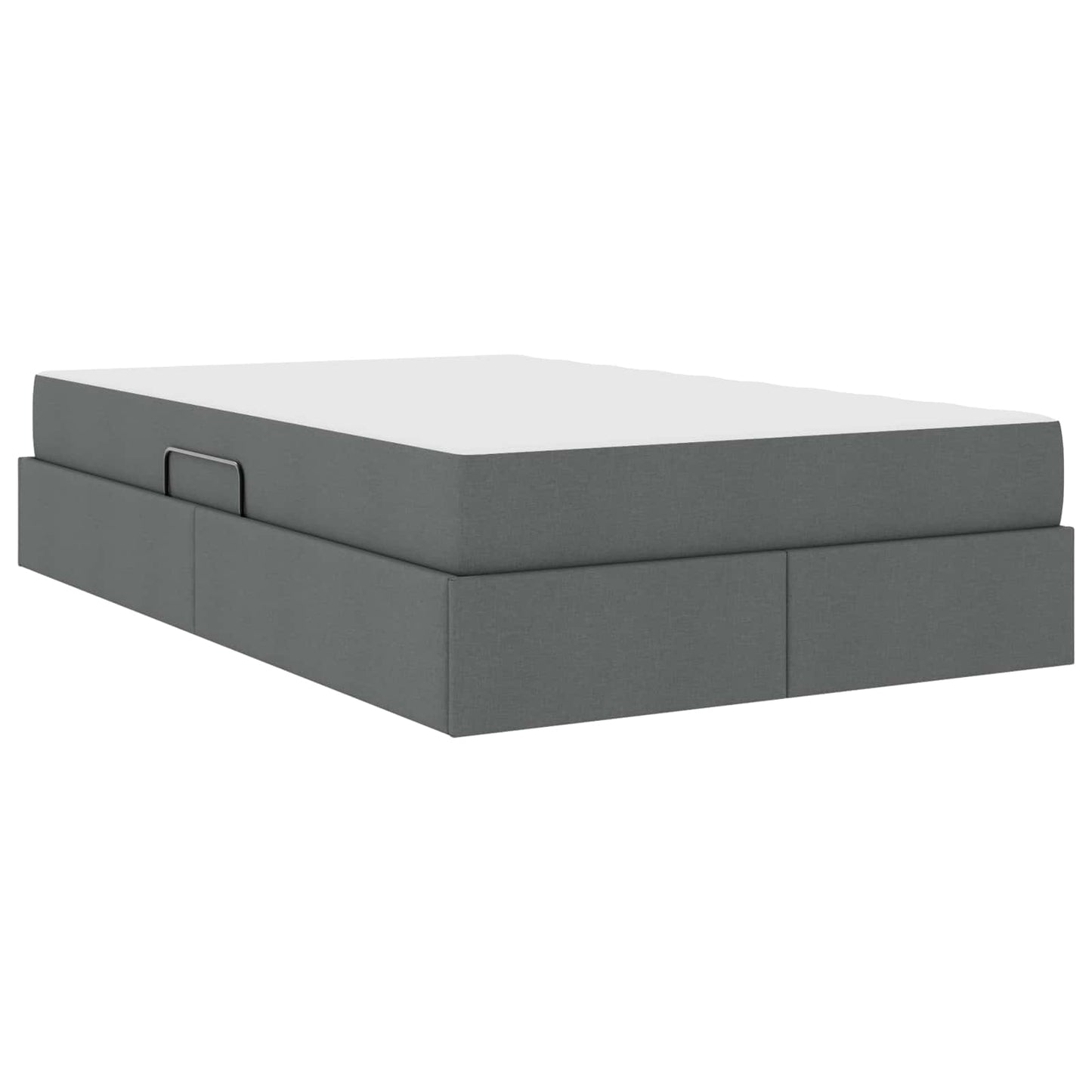 Letto con contenitore e materasso Grigio scuro 120 x 190 cm | homemem39
